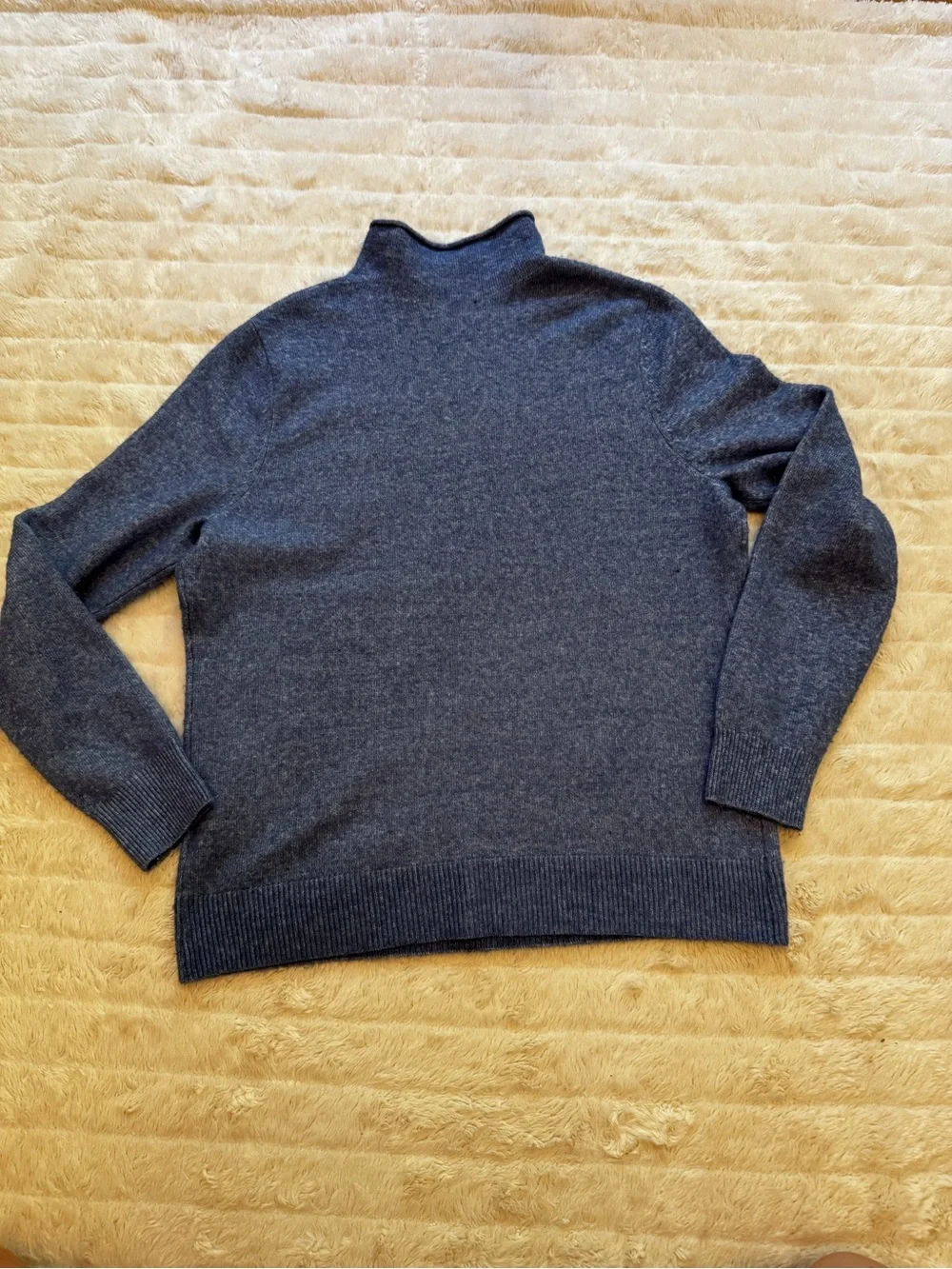 Style & Co. Women's Blue Turtleneck Sweater
